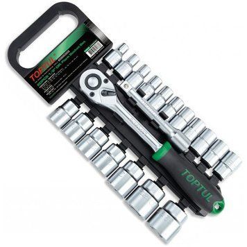 Набір головок з тріскачкою TOPTUL 1/2" 20ед. 8-32мм GABB2001 GABB2001 фото