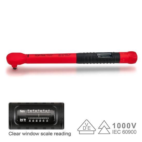 Ключ динамометрический 3/8" 10-50Nm изолированный 1000V VDE TOPTUL ANVA1205V4 ANVA1205V4 фото