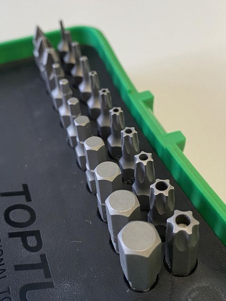 Набор бит и головок с трещоткой TOPTUL 1/4" 41ед. (12-гр.) GADW4502 GADW4502 фото