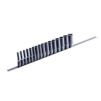 Длинные торцевые головки на планке TOPTUL 1/2" 15ед. 8-24мм GAAQ1606U GAAQ1606U фото