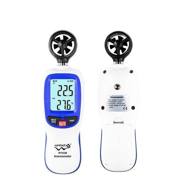 Анемометр крыльчатый Bluetooth 0,3-30 м/с, -10-45&deg;C WINTACT WT82B WT82B фото