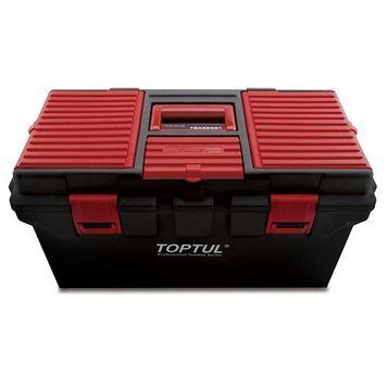 Скринька для інструментів пластиковий 4 секції 556x278x270 TOPTUL TBAE0401 TBAE0401 фото