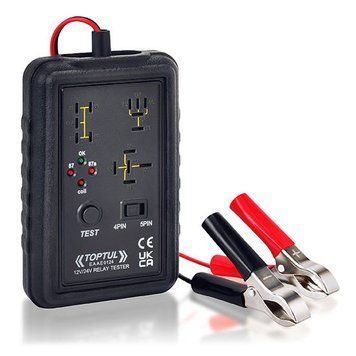 Тестер автомобільних реле 12V/24V, 4-pin/5-pin TOPTUL EAAE0124 EAAE0124 фото