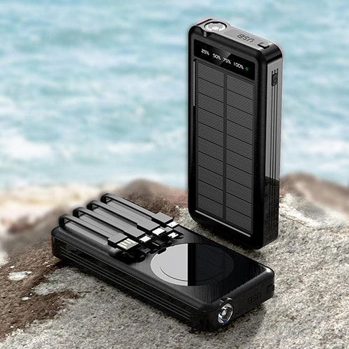 Пoвeрбaнк 10000 mAh із сонячною панеллю PROTESTER PRO-S10 PRO-S10 фото
