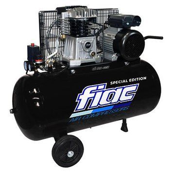 Компресор поршневий ремінний 100 л, 330 л/хв, 220 V, 2, 2 кВт FIAC AB100-360-220-BLK-IT AB100-360-220-BLK-IT фото