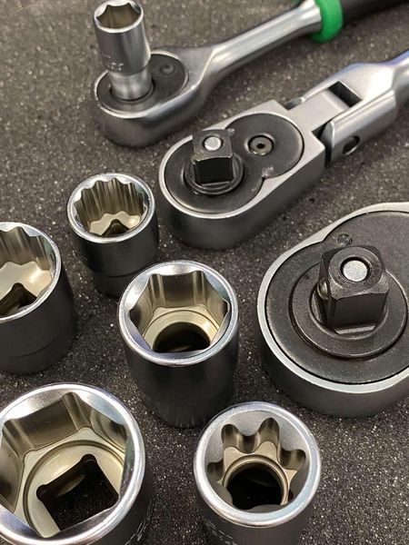 Универсальный набор инструмента 1/4", 3/8", 1/2" 144ед. TOPTUL GCAI144R GCAI144R фото