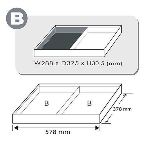 Набір головок ударних 1/2" 8-32 мм 29ед. (в ложементі, тип В) TOPTUL GEB2902 GEB2902 фото
