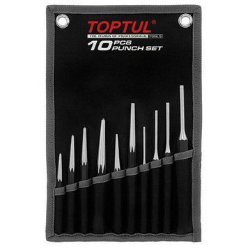 Набор выколоток и керн в чехле TOPTUL 10ед. GPAQ1001 GPAQ1001 фото
