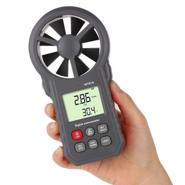 Анемометр крильчастий 0,3-30 м/с, -10-45 &deg;C WINTACT WT87A WT87A фото
