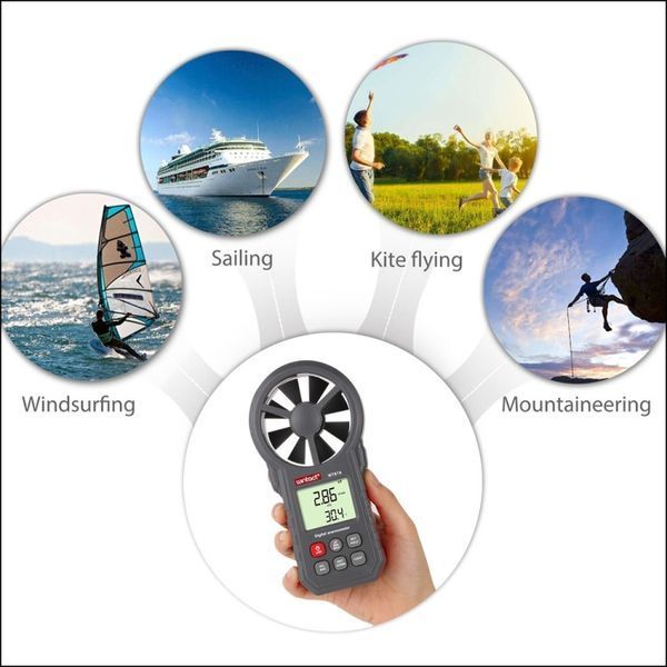 Анемометр крильчастий 0,3-30 м/с, -10-45 &deg;C WINTACT WT87A WT87A фото
