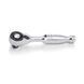 Трещотка мини 1/4" TOPTUL 60 зубцов, быстрый диск CHDU0801 CHDU0801 фото 1