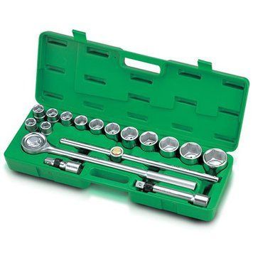 Набір головок з тріскачкою TOPTUL 3/4" 17ед. (6-гр.) GCAI1701 GCAI1701 фото