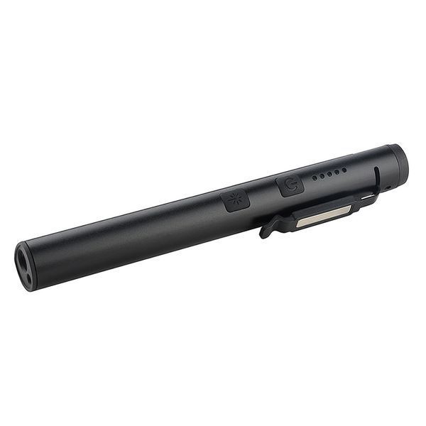 Ліхтарик світлодіодний алюмінієвий (COB+LED) з УФ, лазером та магнітом Pen Light PROTESTER PRO-FL0305S PRO-FL0305S фото