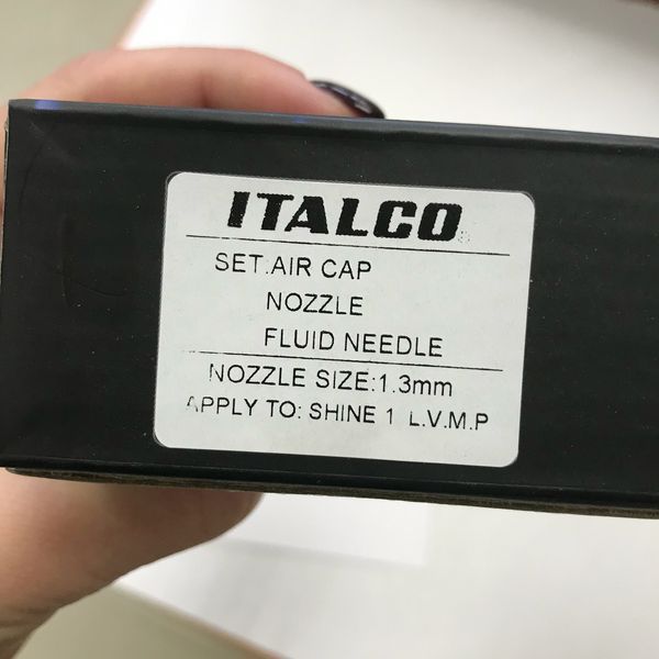Сменный комплект форсунки 1,3мм для краскопультов Shine LVMP ITALCO NS-Shine-1.3LM NS-Shine-1.3LM фото